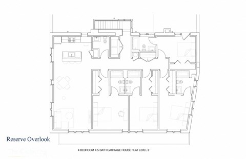 Floor plan for 1 bed, 1 bath, 1756 sqft